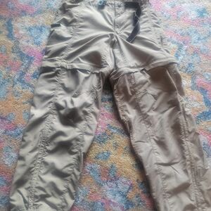 REI Khaki Outdoor Convertible Pants
